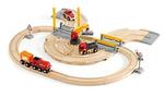 Wooden Rail & Road Crane Set