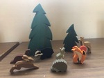 Wooden Forest Friends