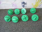 3-D Dough stampers bugs