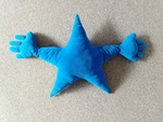 Blue Star Pillow