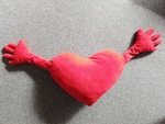 Red Heart Pillow
