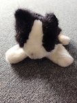 MFSS-SOF-0017: Black & White Cat Hand Puppet
