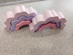 Pink Rainbow Nesting Blocks
