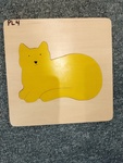 Wooden Cat Puzzle