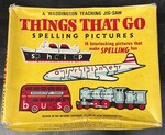 Nine Things that Go - spelling picture puzzles with various number of pieces