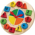 Clock 12 piece inset puzzle