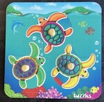 Turtles 3 piece peg puzzle