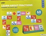 Learn about fractions, domino activity set