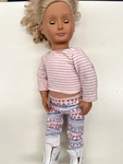 Doll with blonde hair