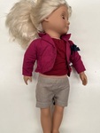 Doll with blonde hair