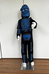 Blue Skeleton costume with face mask