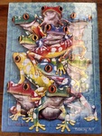 Frogs 60 piece frame puzzle