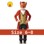 Mr Fox costume size 6-8 years