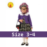 Little old lady costume size 3-4 years