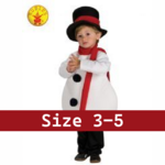 Little snowman costume size 3-5 years