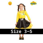 Yellow Wiggle costume size 3-5 years
