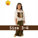 Woodland girl costume size 3-4 years