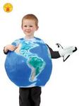Earth in space globe costume