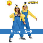 Minion costume size 6-8 years