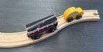 Small wooden train set