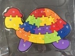 Turtle alphabet 26 piece puzzle