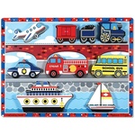 Transport 9 piece inset puzzle 