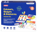 Colours shapes and patterns activity set