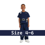 Paramedic costume size 4-6 years