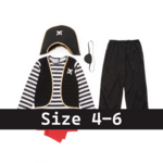 Pirate costume size 4-6 years