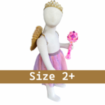 Gold Angel costume box size 2+
