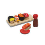 Wooden sushi set