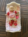 Baby doll with bed