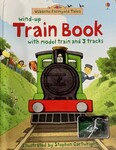 Wind-up train and board book with 3 tracks