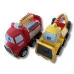 Handle Haulers dump truck and fire engine