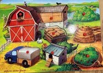 Farm yard 8 piece peg puzzle