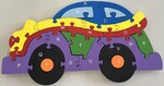 Car alphabet 22 piece shaped puzzle