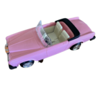 Barbie convertible pink car