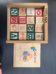 Wooden puzzle set