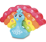 Rainbow peacock stacker