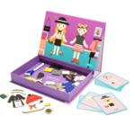 Magnetic art case dress up