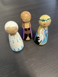 Wooden peg dolls