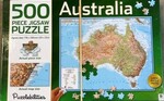 Map of Australia 500 piece puzzle
