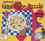 Alphabet Soup 24 piece floor puzzle