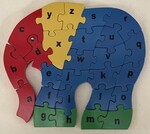 Elephant alphabet 26 piece puzzle