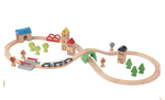 Wooden train set - 45 pieces 