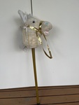 Hobby horse with reins