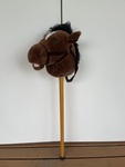 Hobby horse with reins