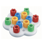 Basic pegs on flower shaped board