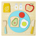 Breakfast 10 piece inset puzzle