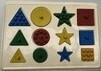 Shape and Texture 12 piece peg puzzle